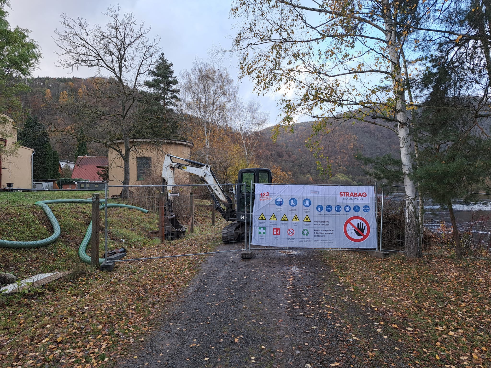 Zahájení prací na odstranění havarijního stavu odběrného objektu Solenice - Jímání a čerpání vody